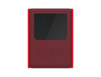 Heavy Play MAX 133 DS RFG Deckbox - Barbarian Red - Good Games