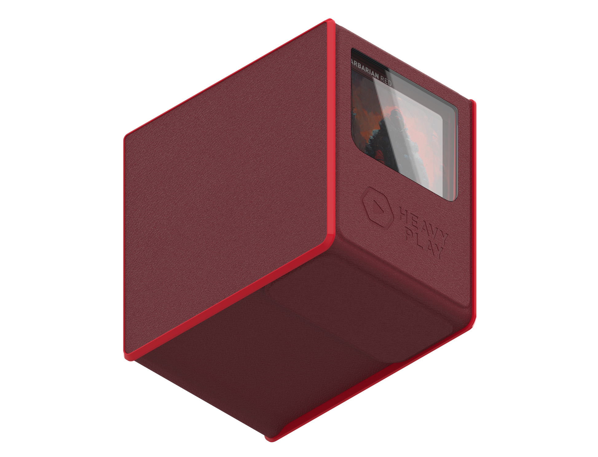 Heavy Play MAX 133 DS RFG Deckbox - Barbarian Red - Good Games