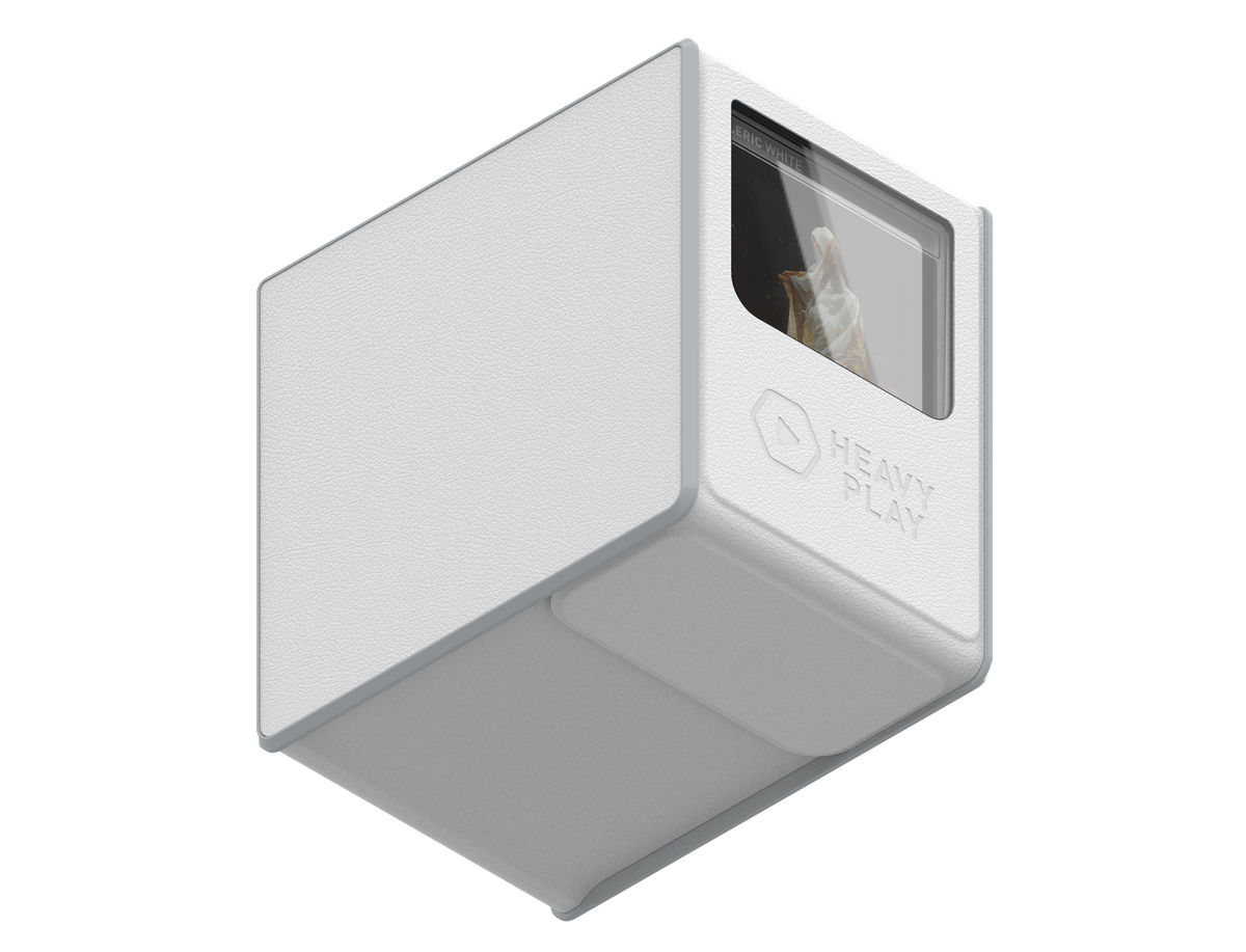 Heavy Play MAX 133 DS RFG Deckbox - Cleric White - Good Games