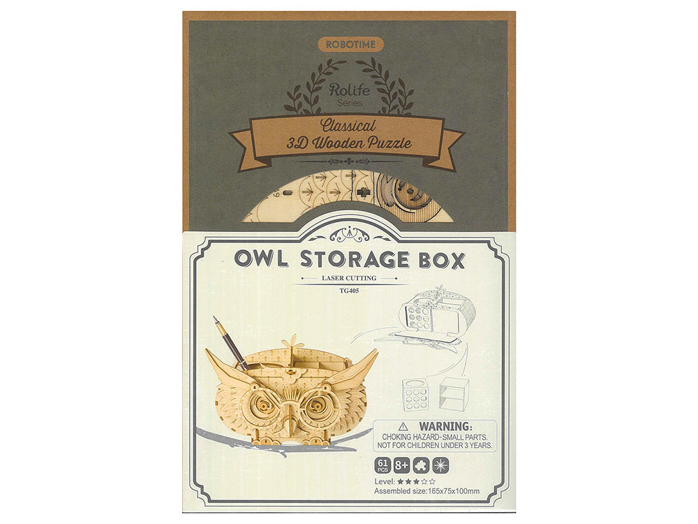 Owl Storage Box 3D Kit - Good Games