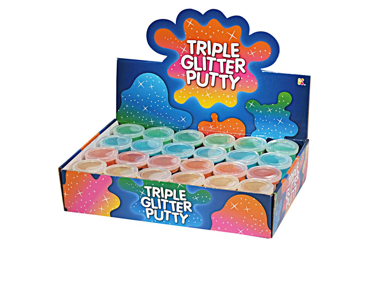 Triple Glitter Putty 6cm - Good Games