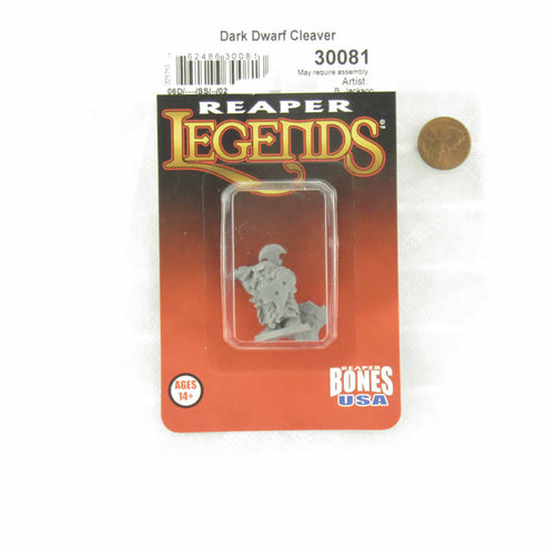 Reaper Bones Usa Dark Dwarf Cleaver