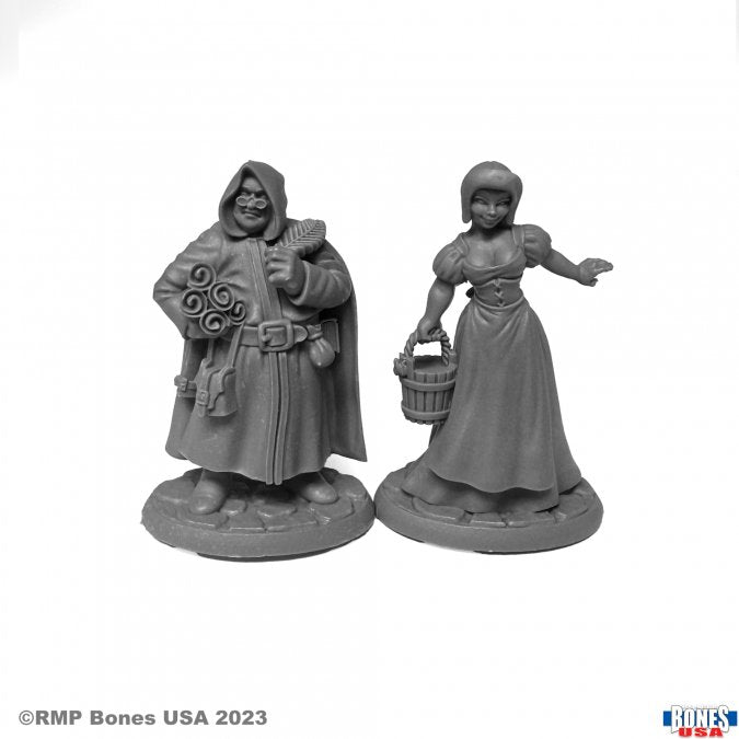 Reaper Bones USA Townsfolk Sage and Milk Maid - Good Games