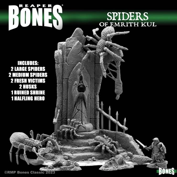 Reaper: Bones Classic: The Spiders Of Emrith Kul (RPR77766) - Good Games