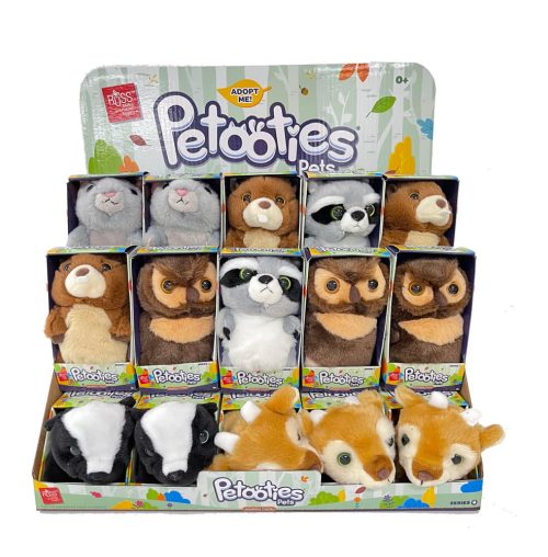 Petooties - 4 Natural Animals Mini Plush - Good Games