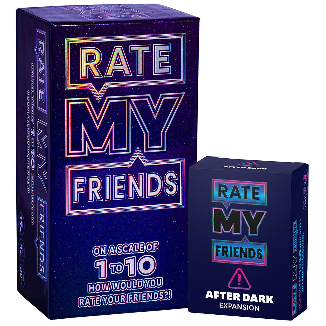 Rate My Friends and Rate My Friends After Dark Expansion card games