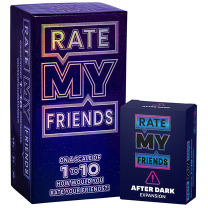 Rate My Friends and Rate My Friends After Dark Expansion card games