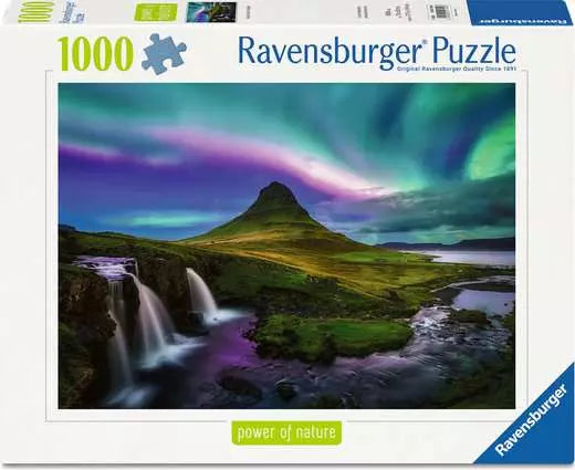 Ravensburger - WJPc'25 Aurora Over Kirkjufell 1000 Piece Jigsaw