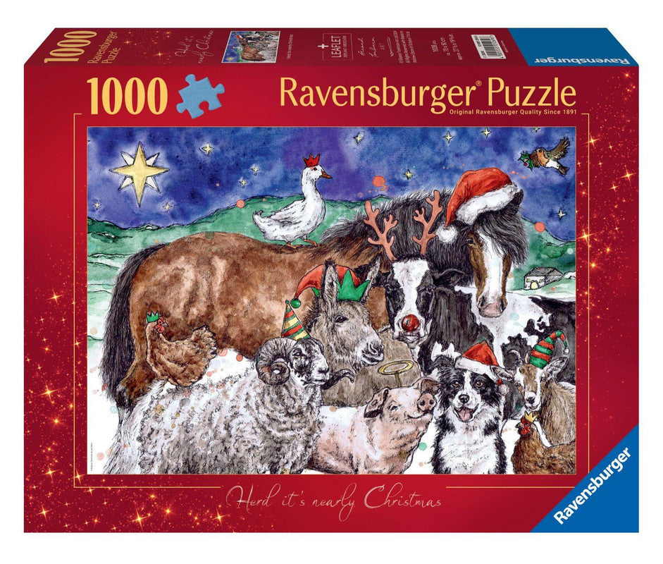 Ravensburger - Christmas Farm 1000 Piece Jigsaw - Good Games