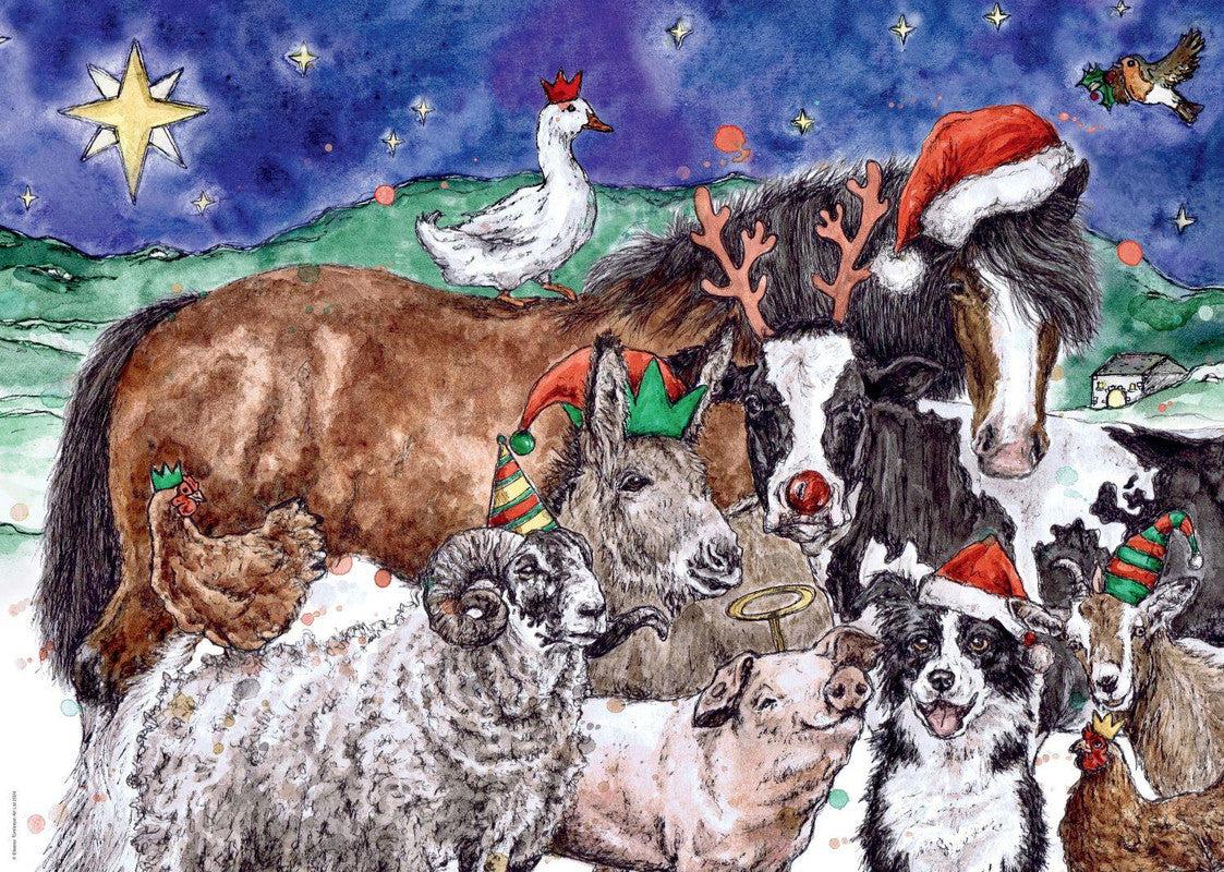 Ravensburger - Christmas Farm 1000 Piece Jigsaw - Good Games