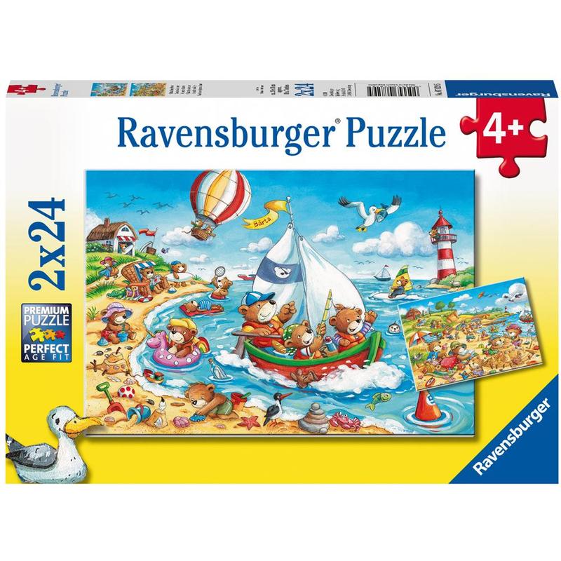 Ravensburger - Seaside Holiday - 2x24 Piece Jigsaw - Good Games