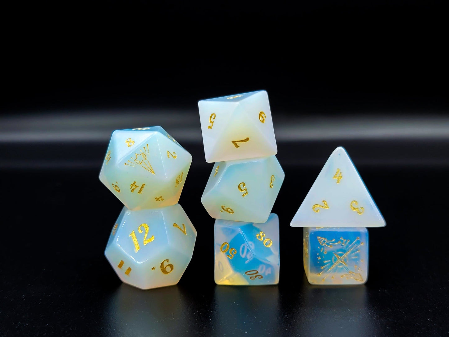 Level Up Dice - Festive Opalite - Good Games