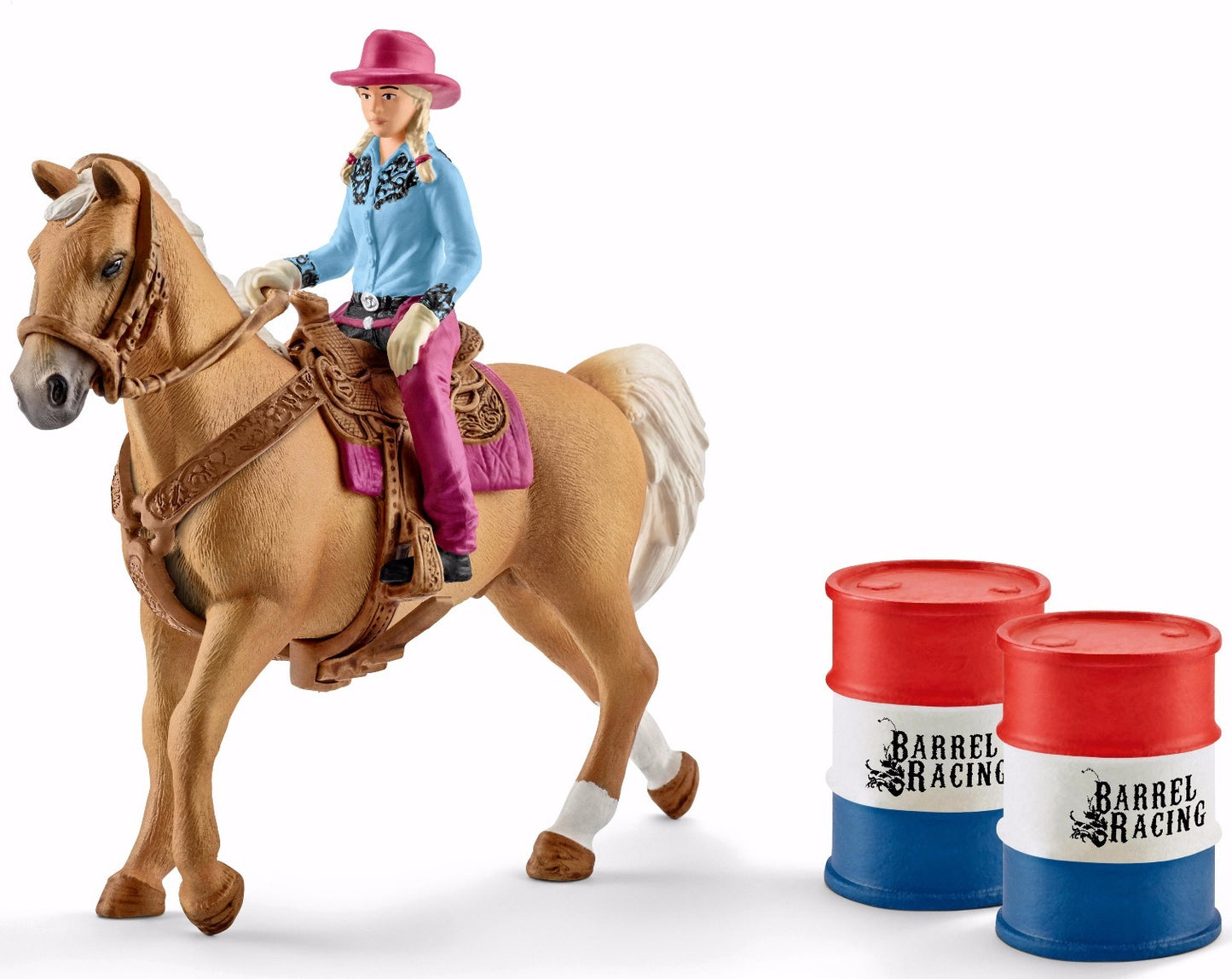 Schleich - Barrel Racing With Cowgirl - Good Games