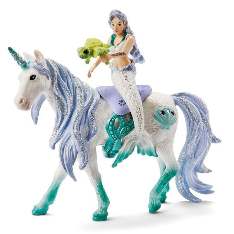 Schleich - Mermaid Riding On Sea Unicorn - Good Games