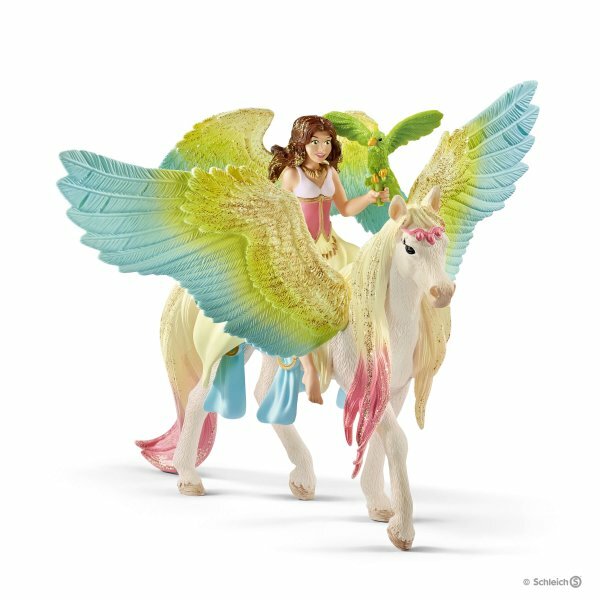 Schleich - Fairy Surah With Glitter Pegasus - Good Games
