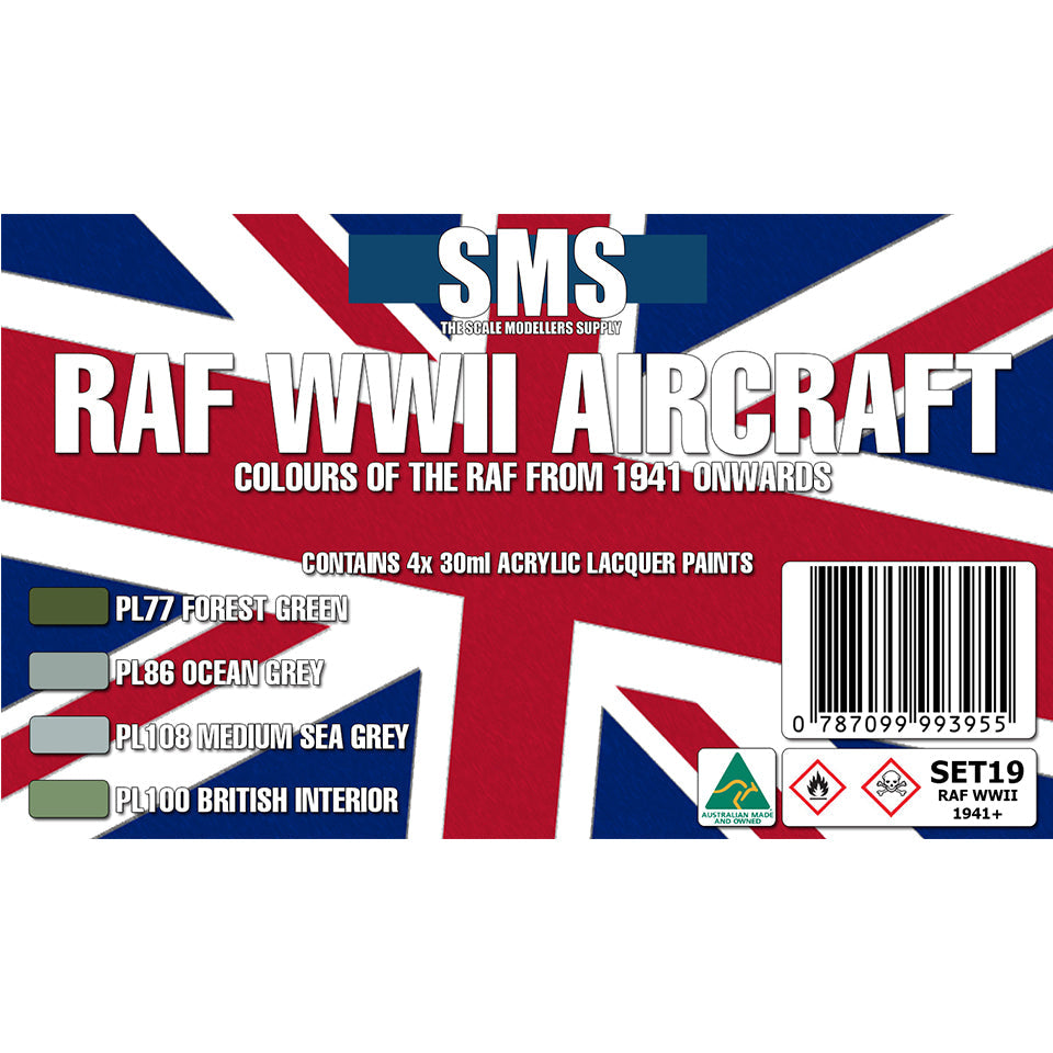 RAF WWII 1941 ONWARDS Colour set #2 - Good Games