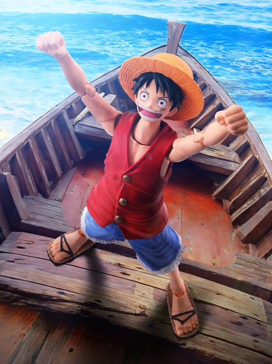 SHF Monkey.D.Luffy Romance Dawn figure with accessories