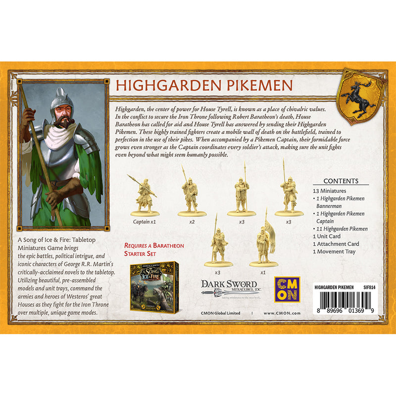A Song of Ice & Fire: Highgarden Pikemen - Good Games