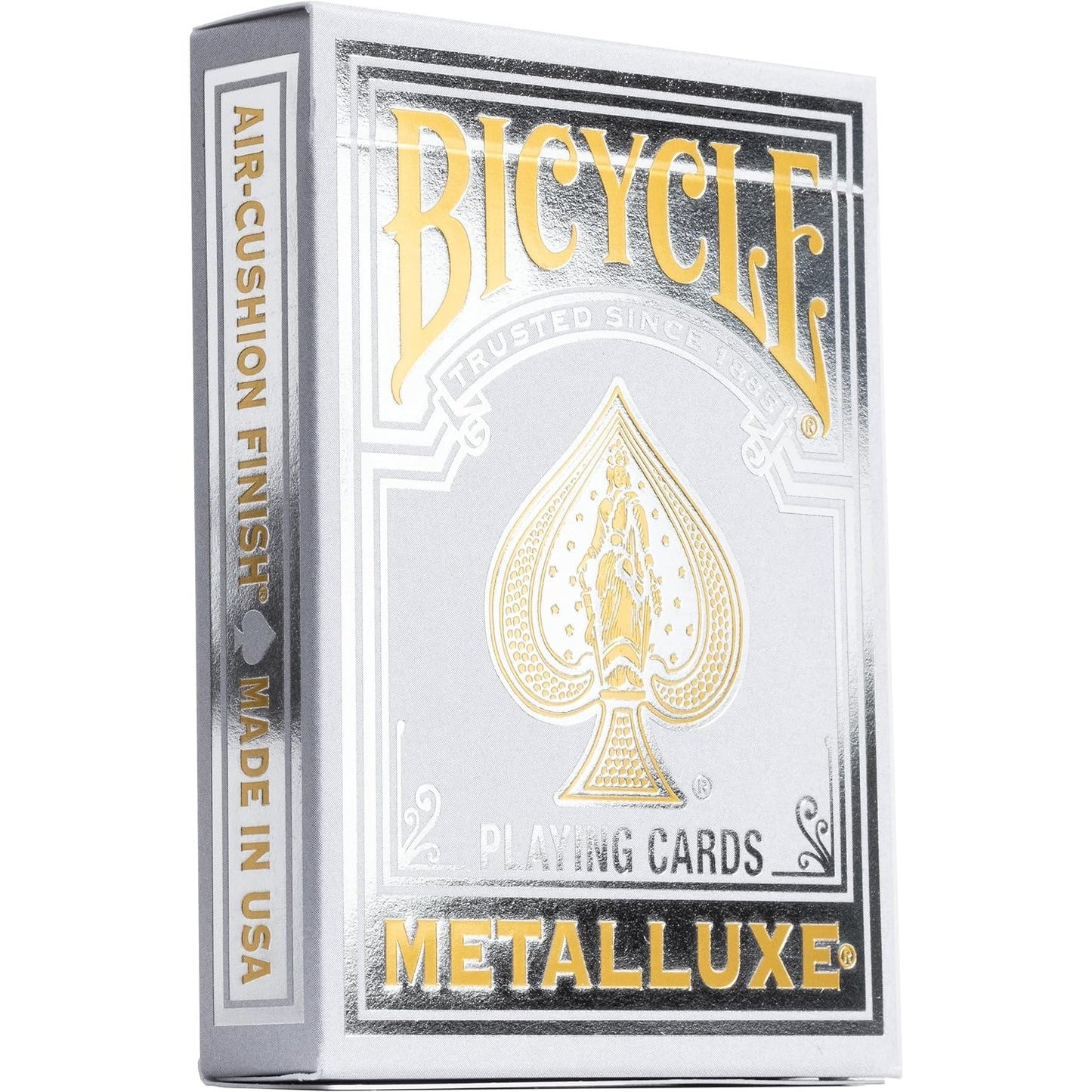 Bicycle Metalluxe Silver Poker - Good Games