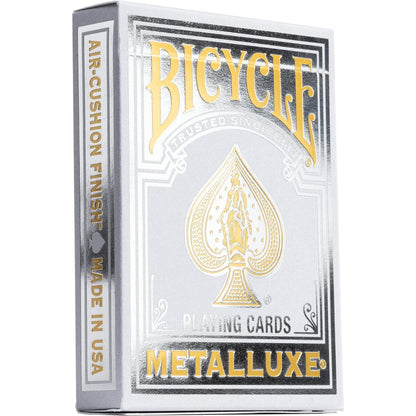 Bicycle Metalluxe Silver Poker - Good Games