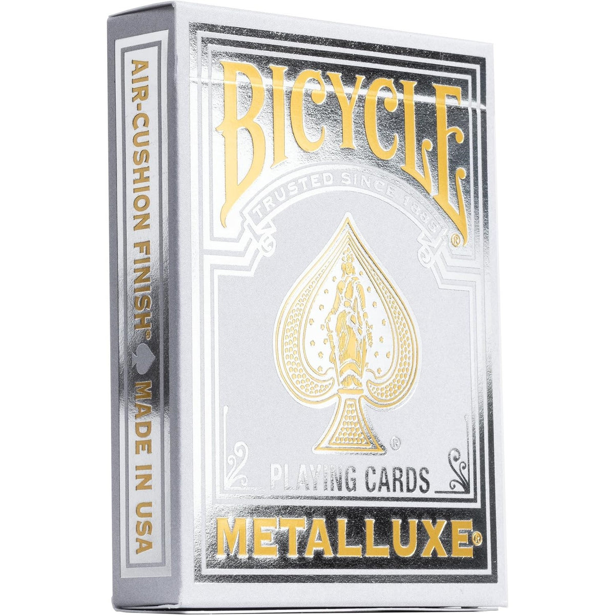 Bicycle Metalluxe Silver Poker