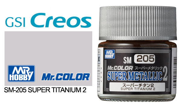 MR. Hobby Super Metallic 2 SM205 Super Titanium 2 10ml - Good Games