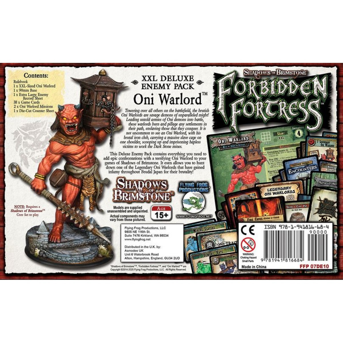 Shadows of Brimstone - Oni Warlord XXL Deluxe Enemy Pack - Good Games