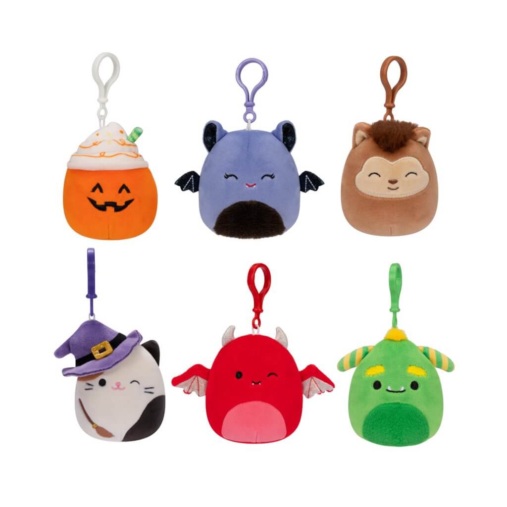 Squishmallows 3.5 inch clip ons Halloween Assortment - Good Games