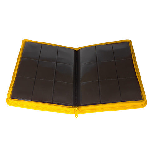 Palms Off Gaming - Steatlh Zip Binder - 9 Pocket - Yellow