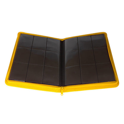 Palms Off Gaming - Steatlh Zip Binder - 9 Pocket - Yellow