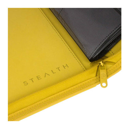 Palms Off Gaming - Steatlh Zip Binder - 9 Pocket - Yellow