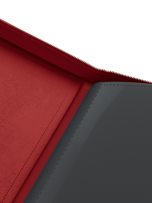 Stealth 12 Pocket Zip Binder - Red