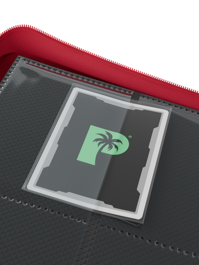 Stealth 12 Pocket Zip Binder - Red
