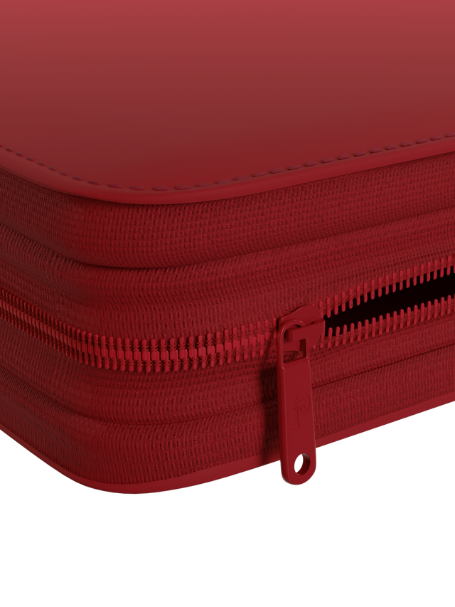 Stealth 12 Pocket Zip Binder - Red