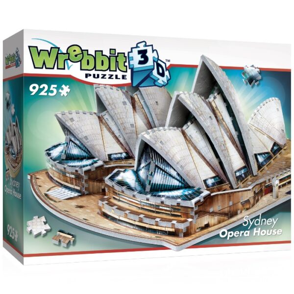 Wrebbit - Sydney Opera House 925 Piece 3D Jigsaw - Good Games