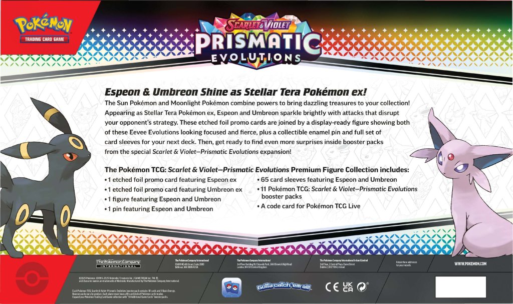 Pokémon TCG: Scarlet &amp; Violet—Prismatic Evolutions Premium Figure Collection (Preorder)