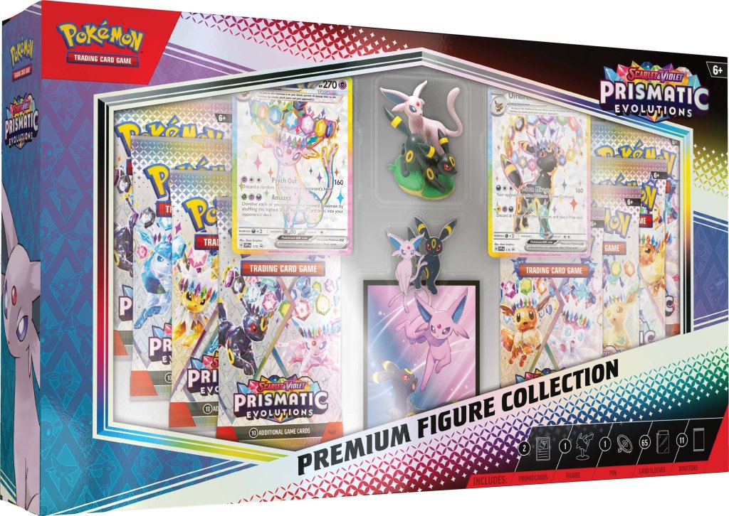 Pokémon TCG: Scarlet &amp; Violet—Prismatic Evolutions Premium Figure Collection (Preorder)