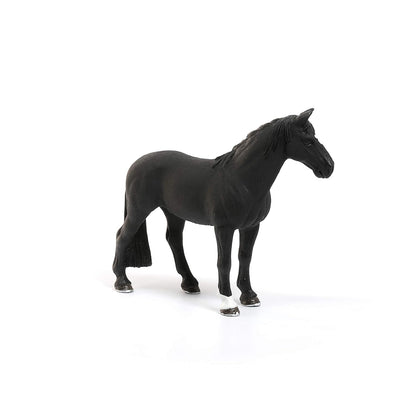 Black plastic Tennessee Walker Gelding figurine standing