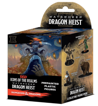 Dungeons and Dragons - Icons Of The Realms Waterdeep Dragon Heist Set 9 Booster - Good Games