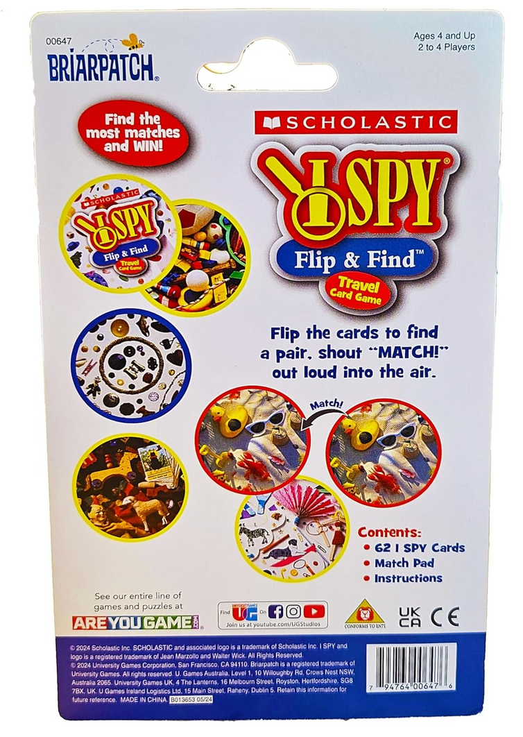 I Spy Flip &amp; Find Card Game