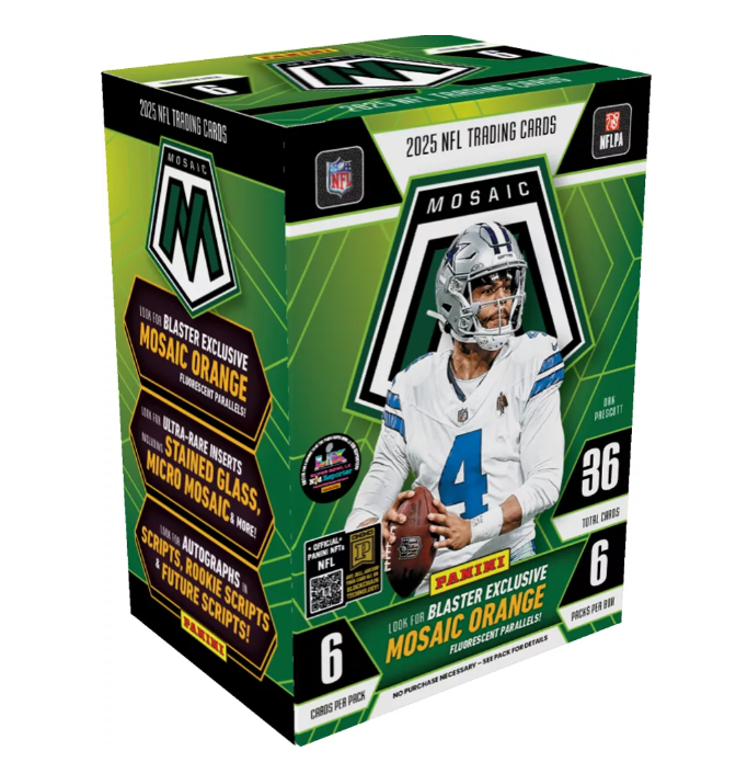 Panini Mosaic 2025 NFL Football Blaster (Preorder)