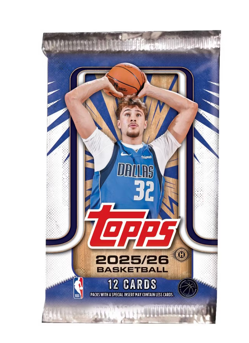 NBA 2025-26 Topps Basketball Mega Box - Single Booster pack