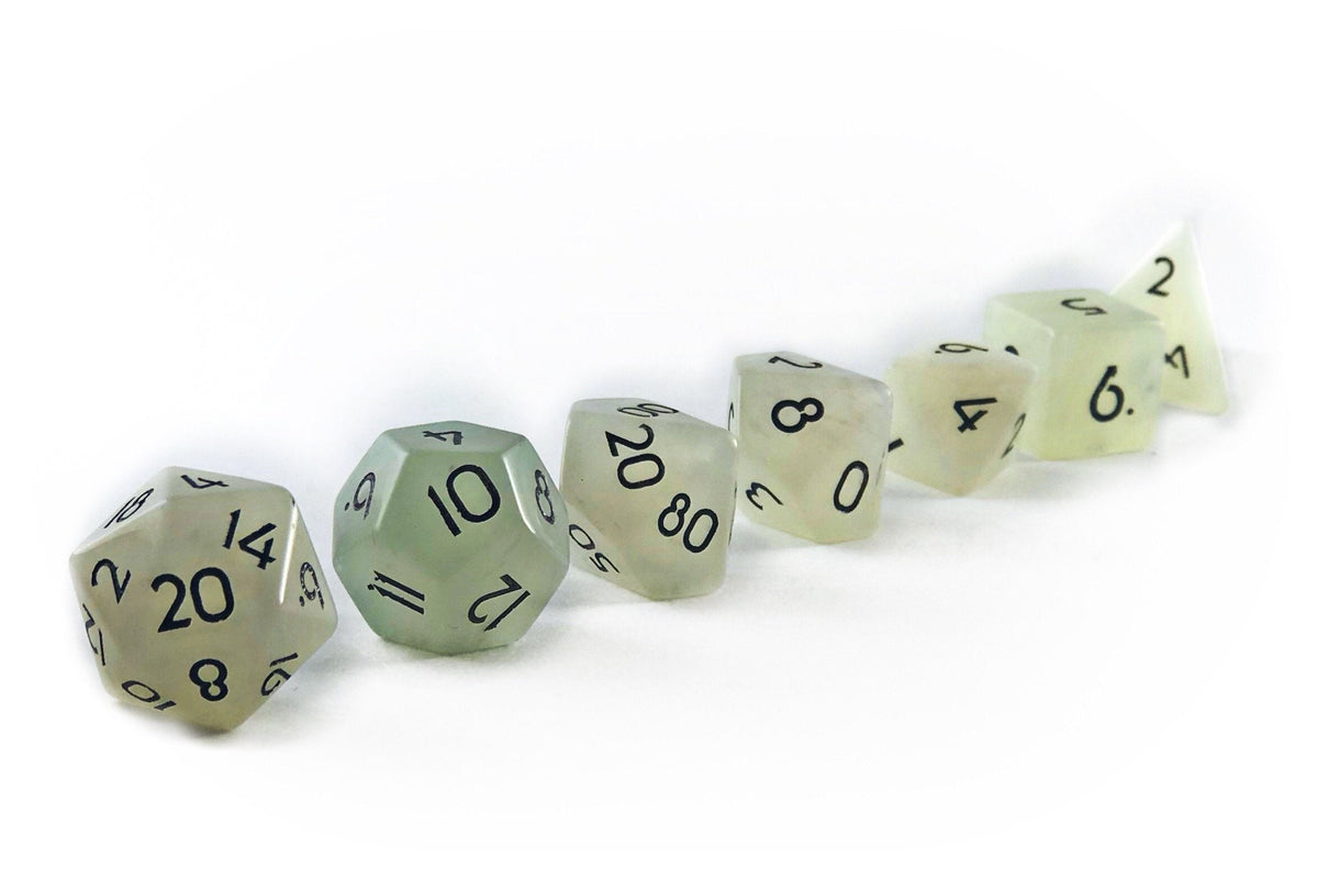 Level Up Dice - Level Up Serpentine Jade Dice Set - Good Games
