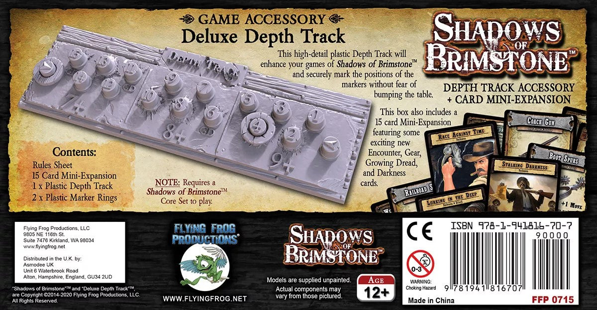 Shadows of Brimstone: Depth Track Accessory + Card Mini-Expansion - Good Games