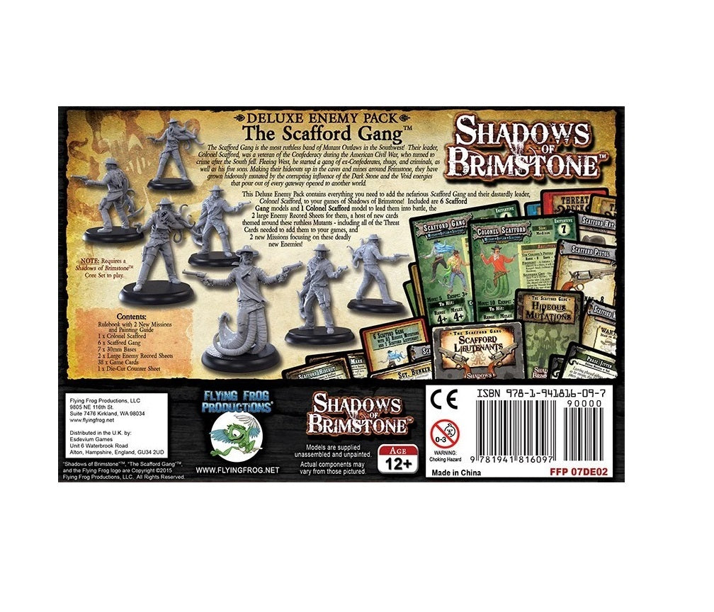 Shadows of Brimstone: The Scafford Gang Deluxe Enemy Pack - Good Games