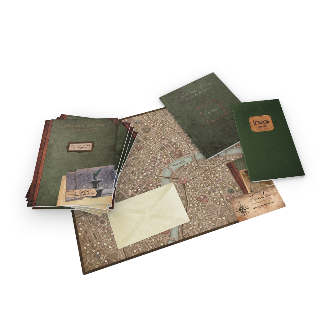 Sherlock Holmes Consulting Detective: The Baker Street Irregulars Box Contents