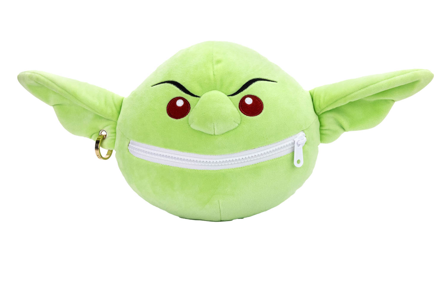 Front view of Pathfinder Goblin Plush Dice Bag