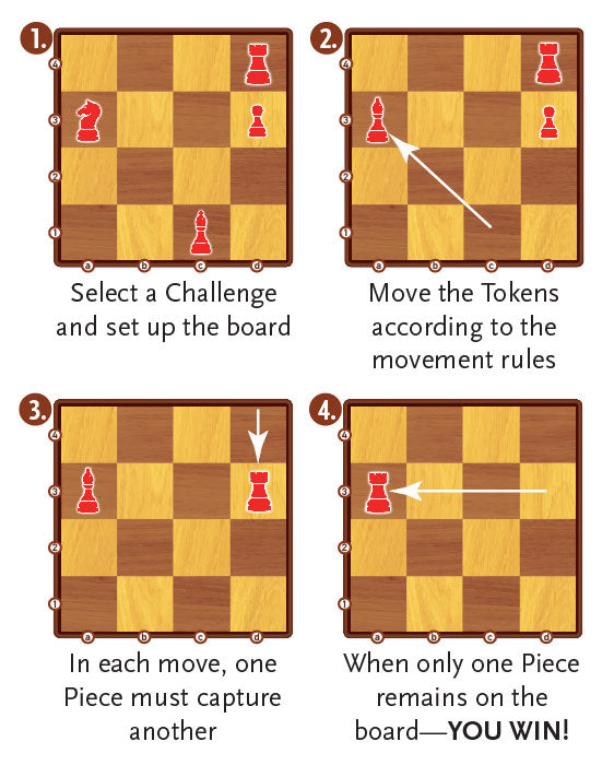 Solitaire Chess Magnetic Travel Game