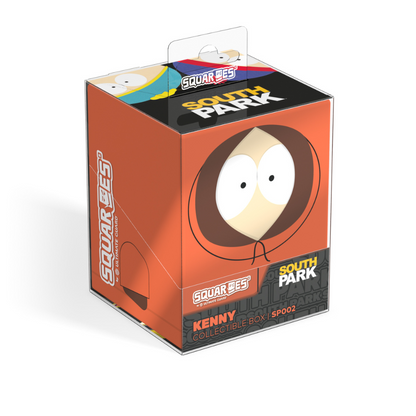 Orange Squar'ees collectible box featuring the South Park character Kenny McCormick
