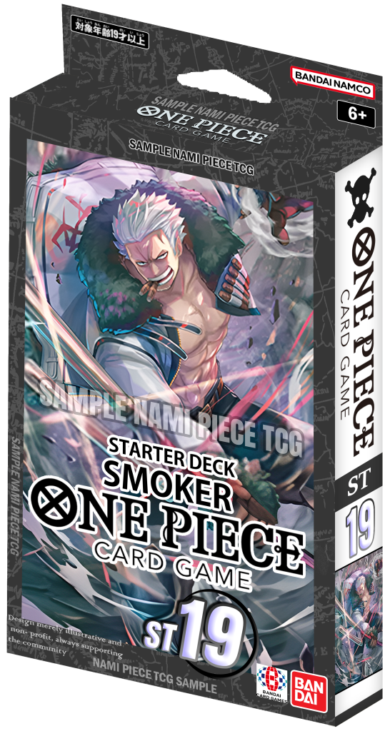One Piece Card Game - (Black) Smoker Starter Deck (ST-19) - Good Games
